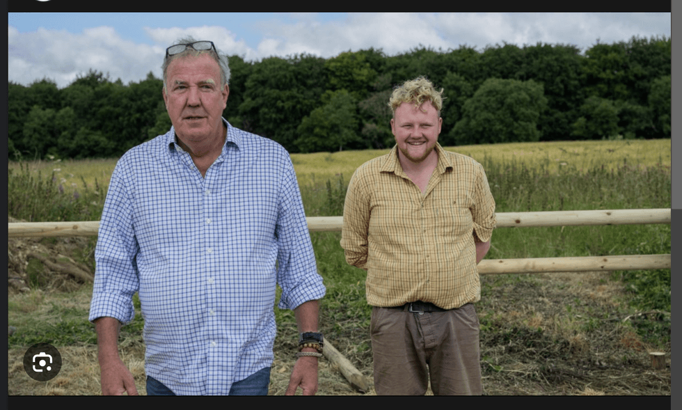 Jeremy Clarkson and Kaleb Cooper
