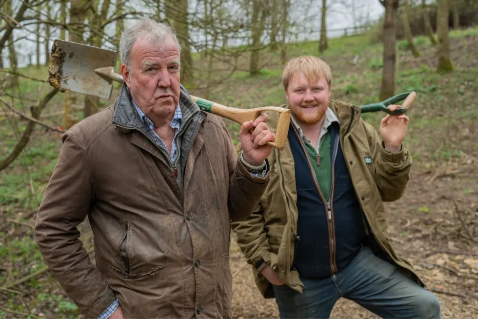 Jeremy Clarkson and Kaleb Cooper