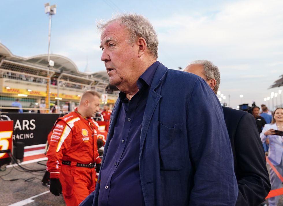 Jeremy Clarkson before the Bahrain Grand Prix