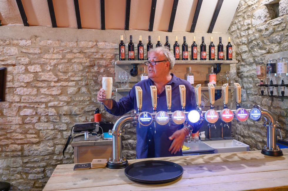 Jeremy Clarkson in his pub