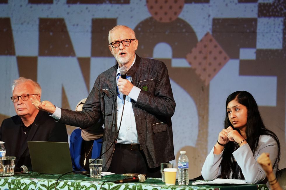 Jeremy Corbyn and Zarah Sultana