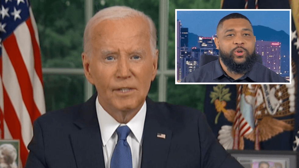 Joe Biden and Brandon Tatum