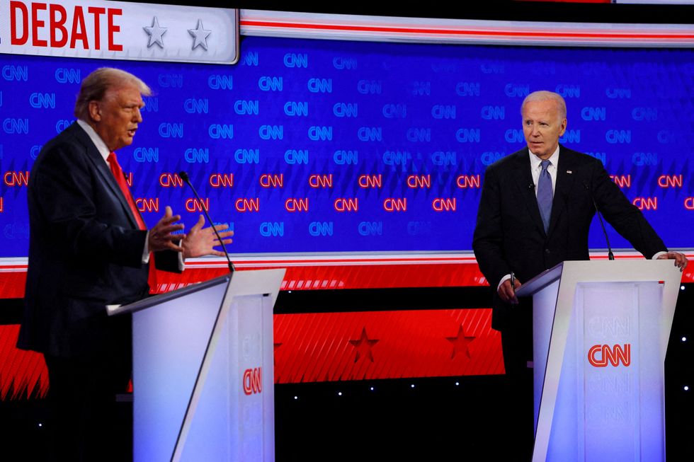 Joe Biden and Donald Trump