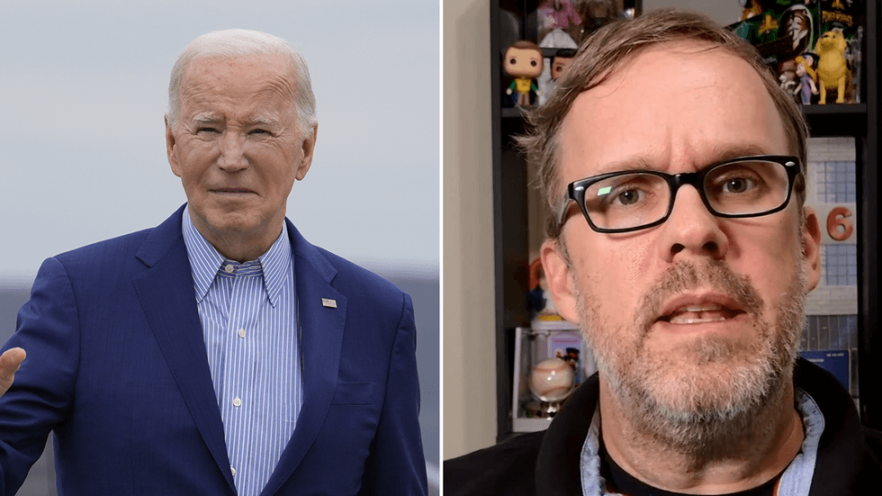 Joe Biden and Tim Young
