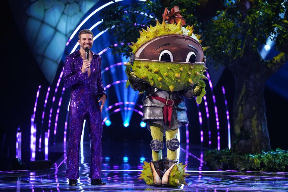 Joel Dommett with Conkers