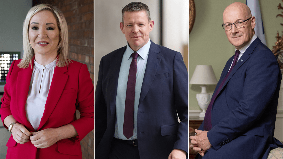 John Swinney, Rhun ap Iorwerth and Michelle O'Neill