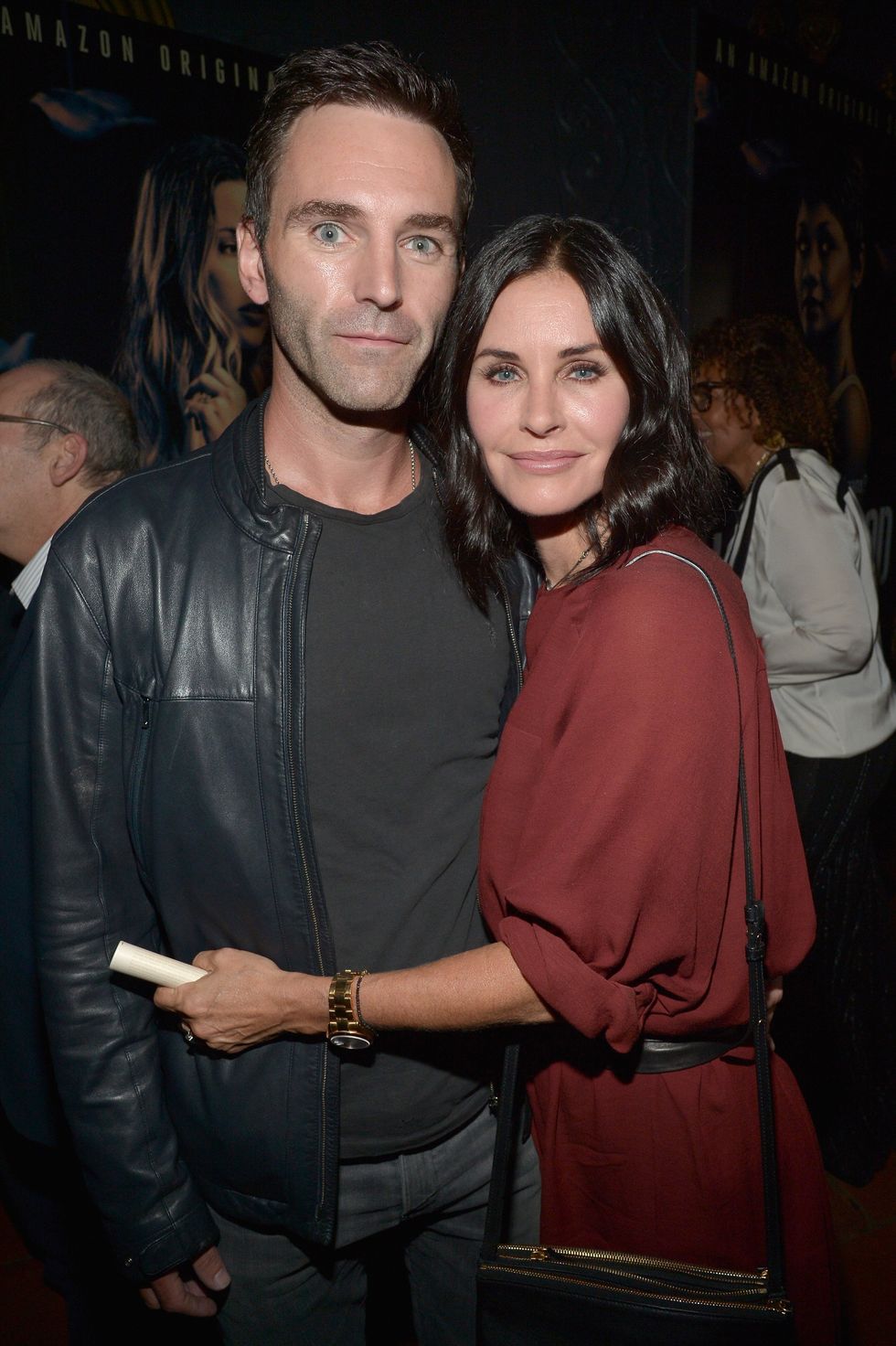 Johnny McDaid and Courtney Cox