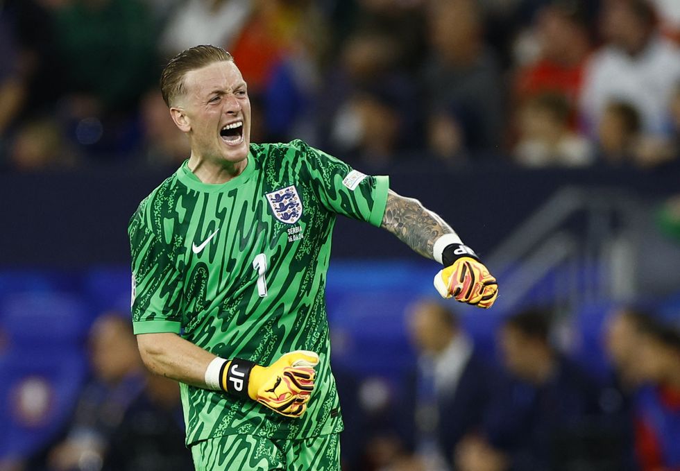Jordan Pickford has 43 clean sheets for England so far