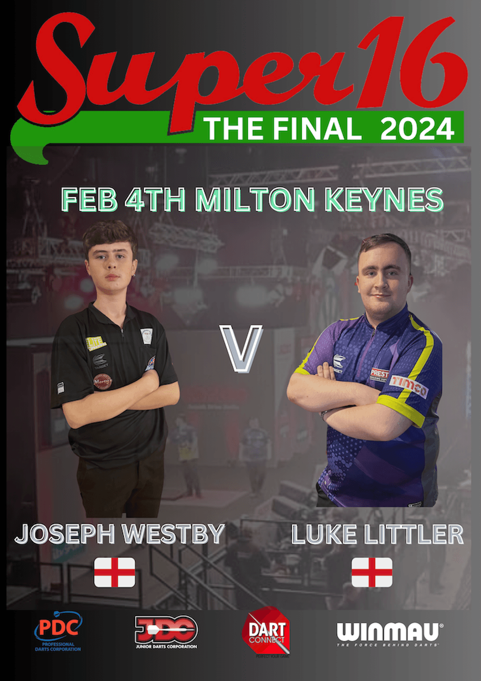 Joseph Westby and Luke Littler