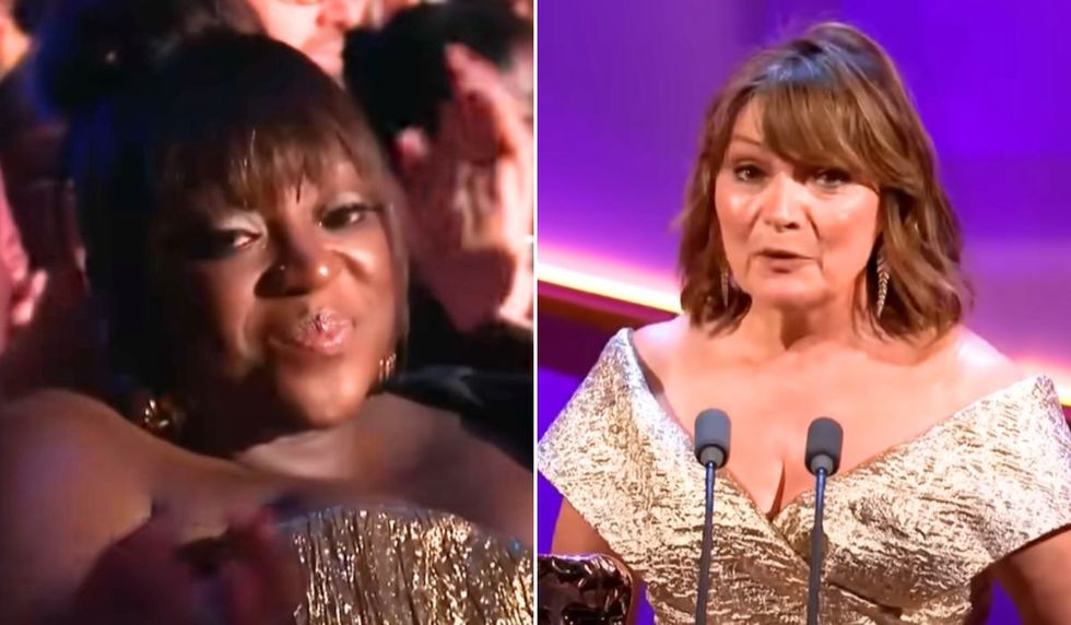 Judi Love and Lorraine Kelly