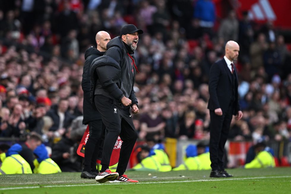 Jurgen Klopp and Erik ten Hag