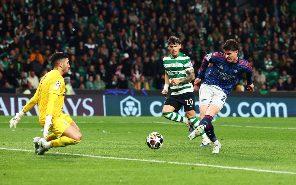 Kai Havertz's cool finish late on has given Arsenal the lead