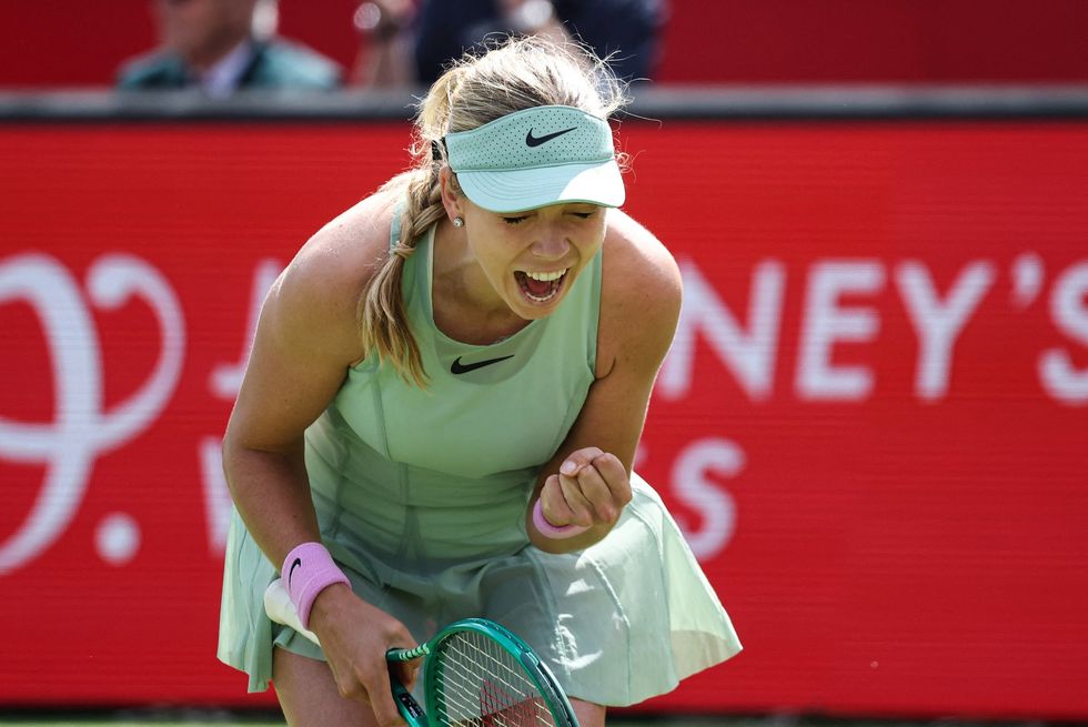 Katie Boulter dispatched her opponent in just over an hour