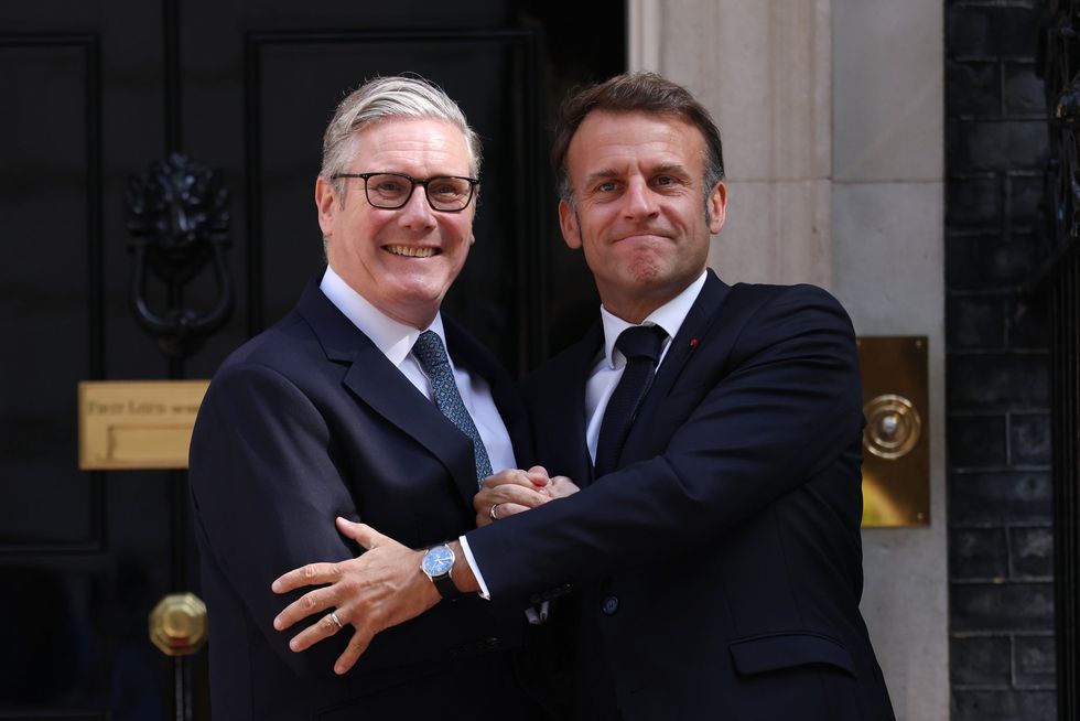 Keir Starmer and Emmanuel Macron