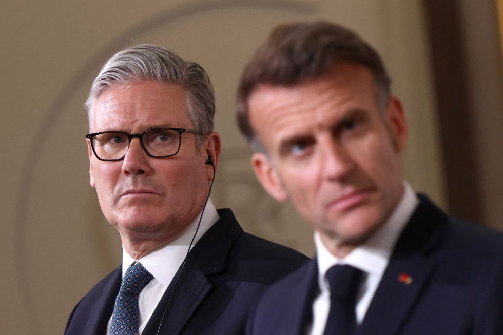 Keir Starmer and Emmanuel Macron