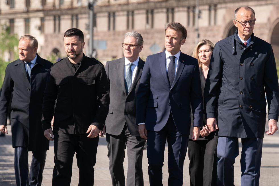 Keir Starmer and European leaders