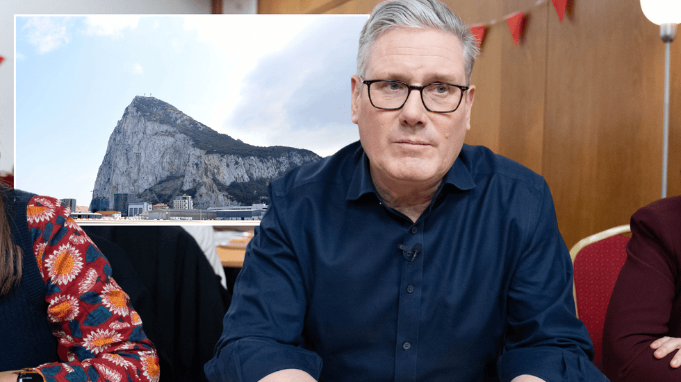 Keir Starmer and Gibraltar rock