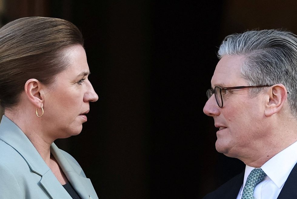 Keir Starmer and Mette Frederiksen