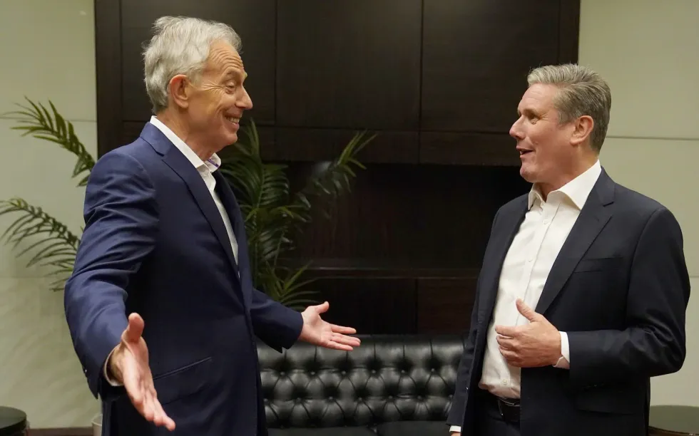 Keir Starmer and Tony Blair