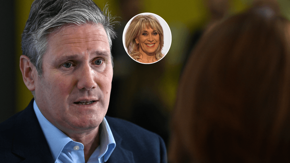 Keir Starmer (left), Carole Malone (right)