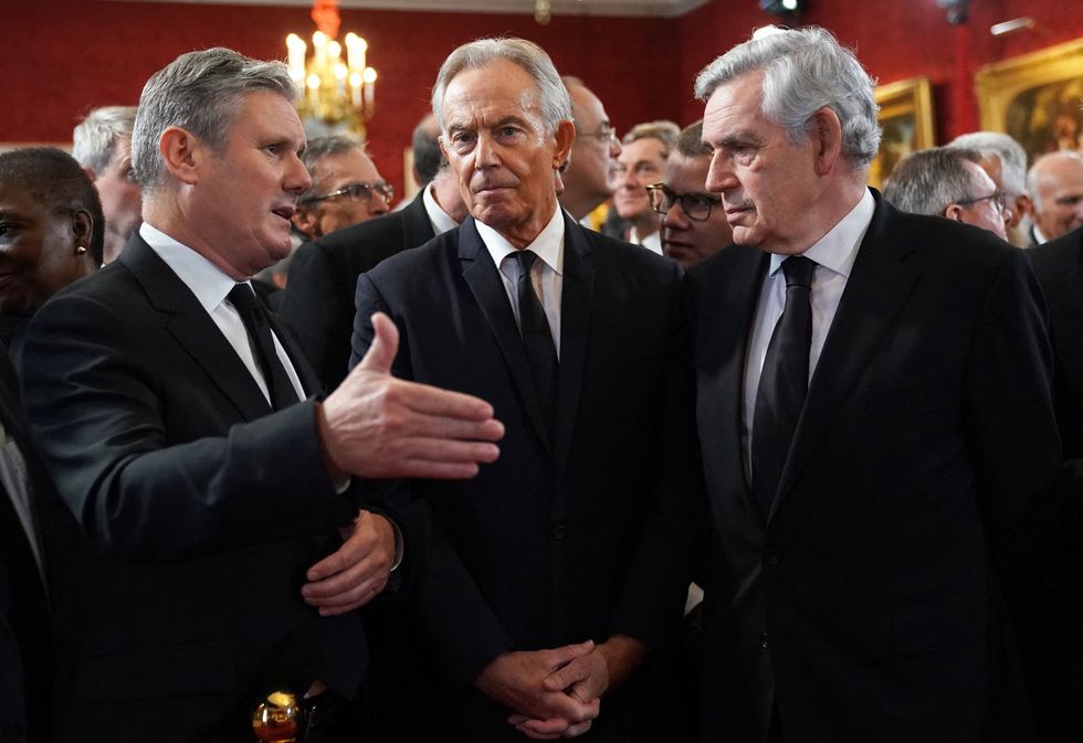 Keir Starmer, Tony Blair, Gordon Brown
