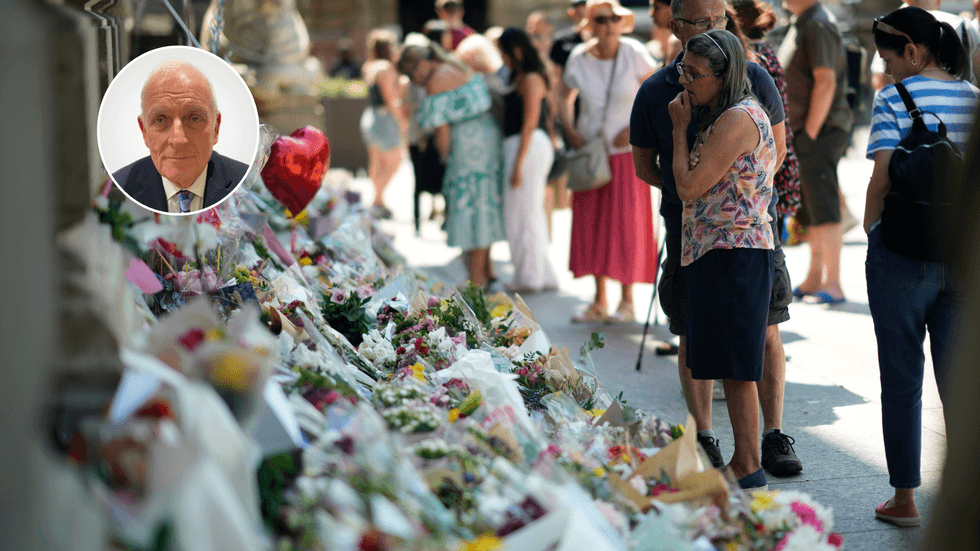 Kelvin MacKenzie (left), Memorial for the Nottingham attack