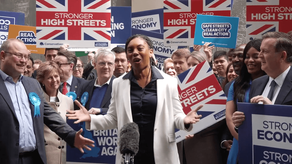 Kemi Badenoch and Conservative Party supporters