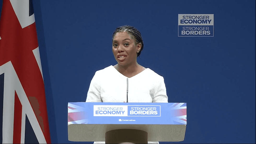 Kemi Badenoch at Conservative party conference