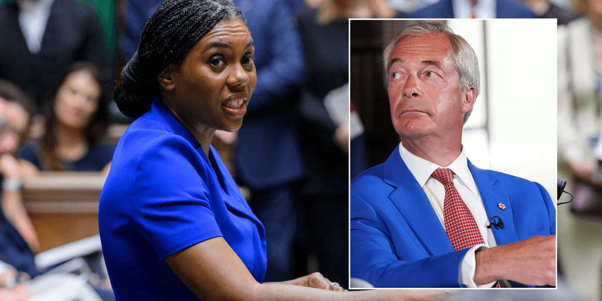Kemi Badenoch vows to never join forces with 'woke' Reform UK despite Tories' sinking polling