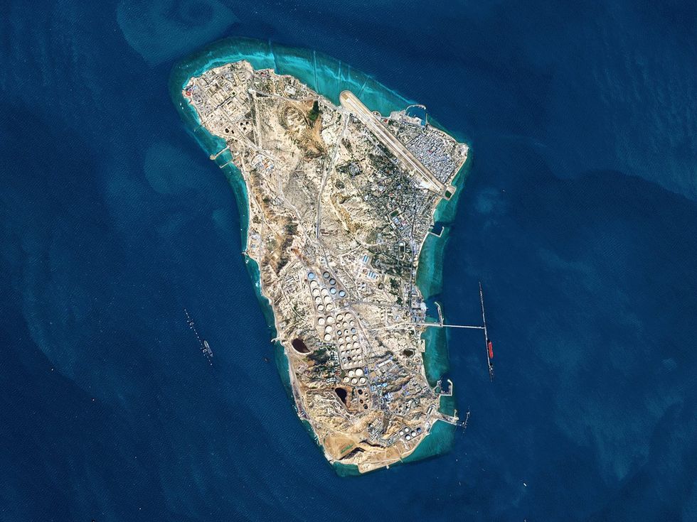 Kharg Island, satellite image