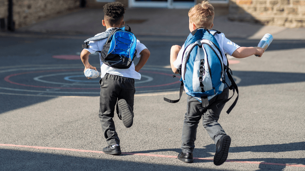 Kids at school
