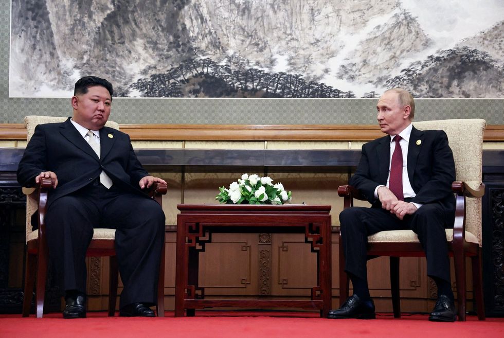 Kim Jong-un and Vladimir Putin