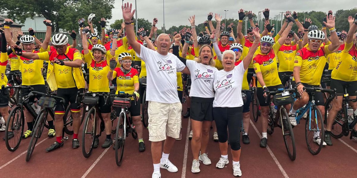 Dozens of cyclists embark on 290-mile bike ride in honour of murdered MP Jo Cox