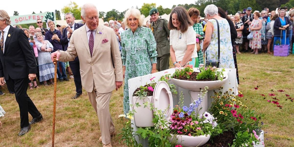 King Charles declares spinach 'the best thing in the world' at Sandringham Flower Show