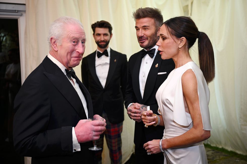 King Charles and Sir David Beckham