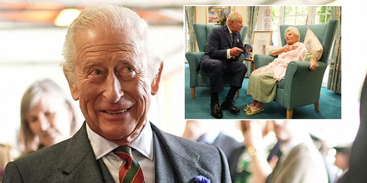 King Charles told ‘all the girls were in love with you’ by world’s oldest person