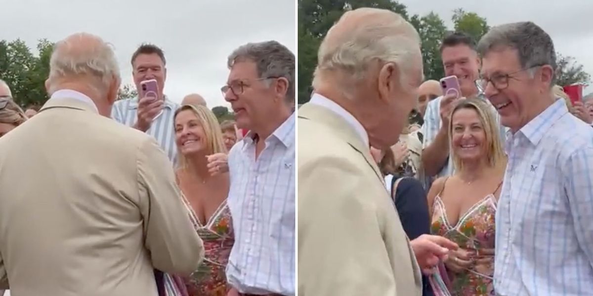 King Charles told he looks like Queen Elizabeth II and gives hilarious reaction