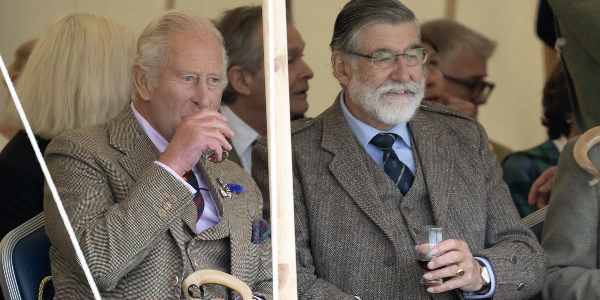 King Charles kicks off summer holidays with glass of whisky at Highland Games