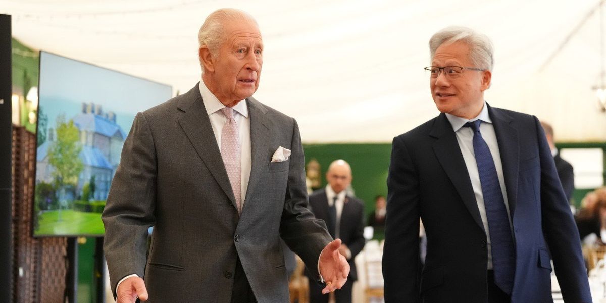 King Charles shrugs off Earl Spencer's bombshell claims as he attends landmark AI summit