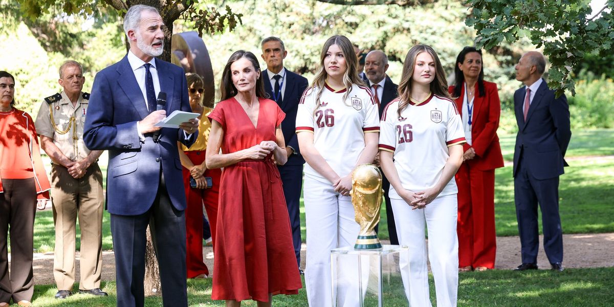 King Felipe and Spanish Royal Family celebrate World Cup heroes at Zarzuela Palace
