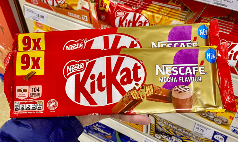 KitKat Nescaf\u00e9 mocha-flavoured bars