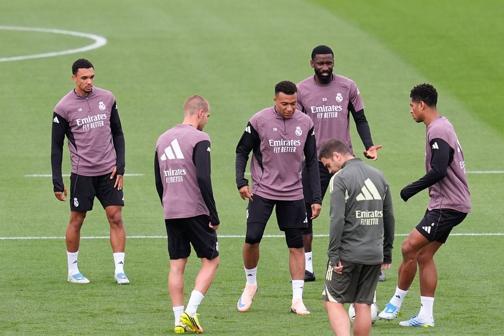 Kylian Mbappe had returned to Real Madrid training before pulling out of the Barcelona match