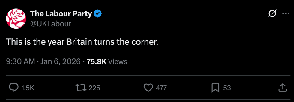 Labour tweet