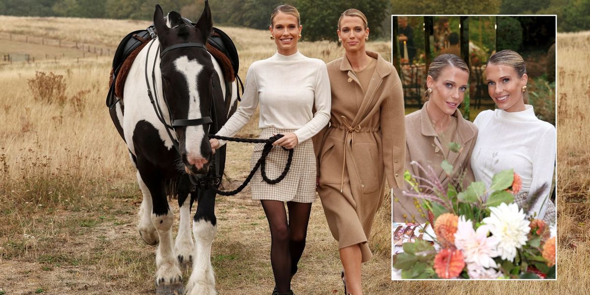 Lady Amelia and Lady Eliza Spencer stun in autumnal fashion event