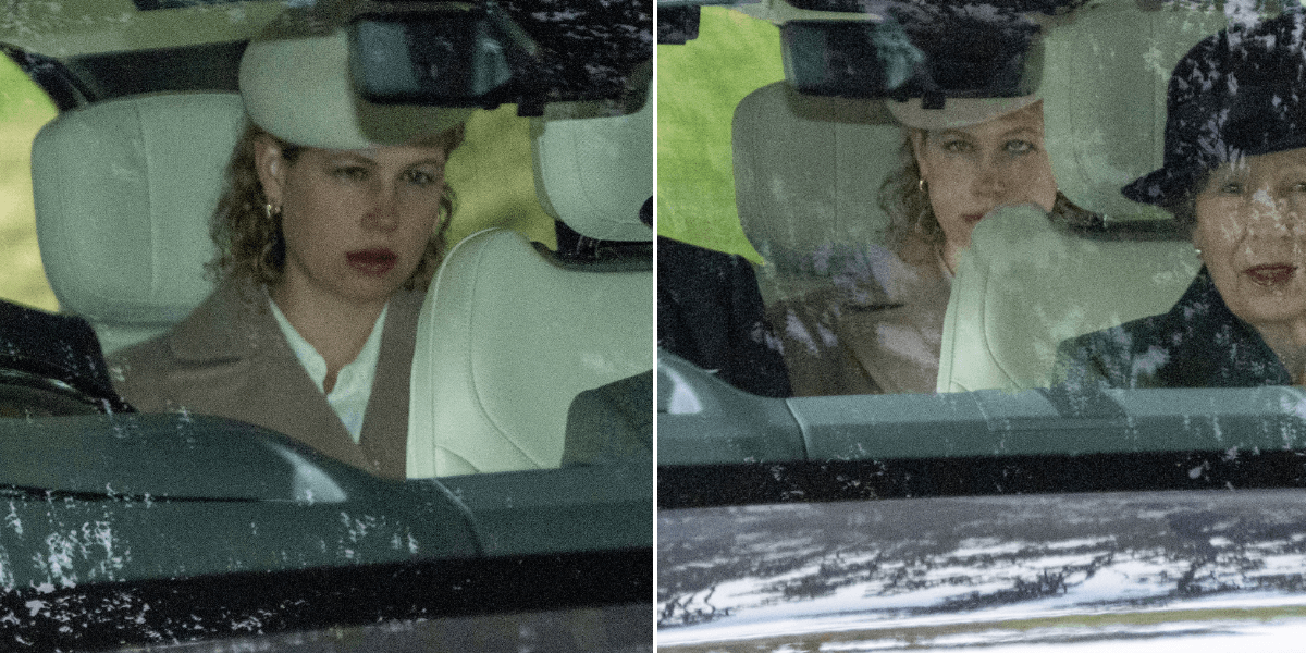Lady Louise Mountbatten-Windsor pictured without boyfriend Felix as she joins Prince Edward and Princess Anne