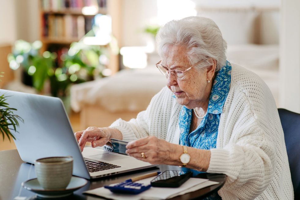 Lady pensioner