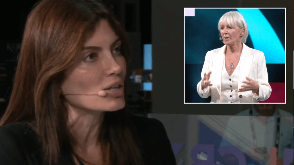 Laila Cunningham and Nadine Dorries