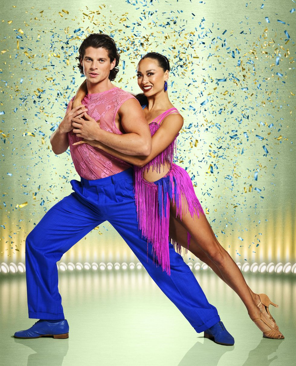 Lewis Cope and Katya Jones