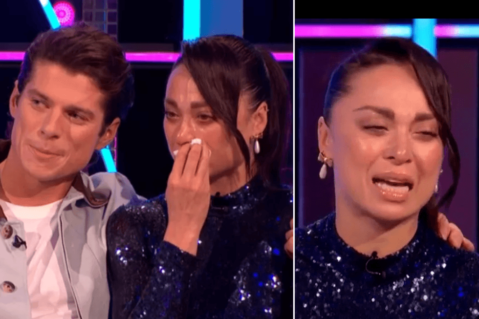 Lewis Cope and Katya Jones