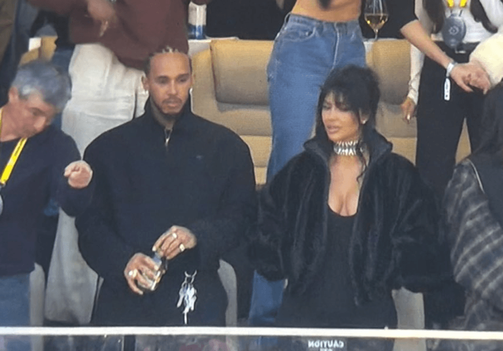 Lewis Hamilton and Kim Kardashian